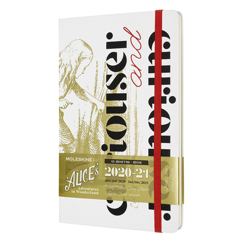 

Еженедельник MOLESKINE Academic Alice WKNT, датированный на 18 месяцев, 208стр, Белый