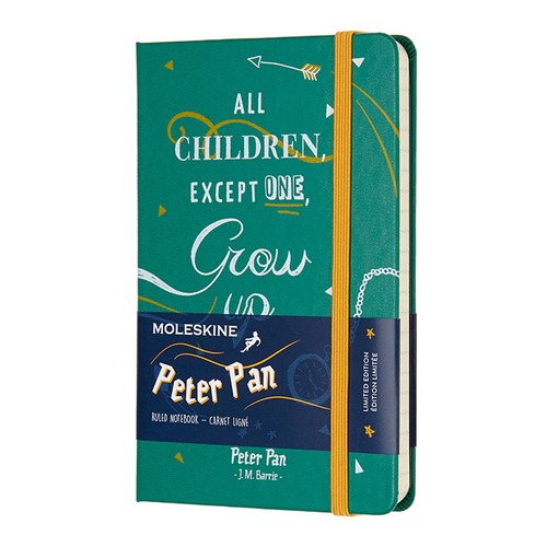

Блокнот Moleskine LE PETER PAN Pocket 90x140мм 192стр. линейка Indians