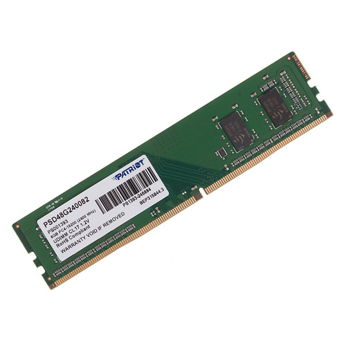 фото Модуль памяти patriot psd48g240082 ddr4 - 8гб 2400, dimm, ret