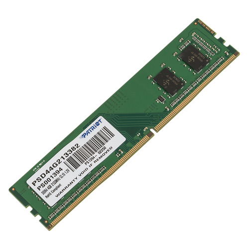 фото Модуль памяти patriot psd44g213382 ddr4 - 4гб 2133, dimm, ret