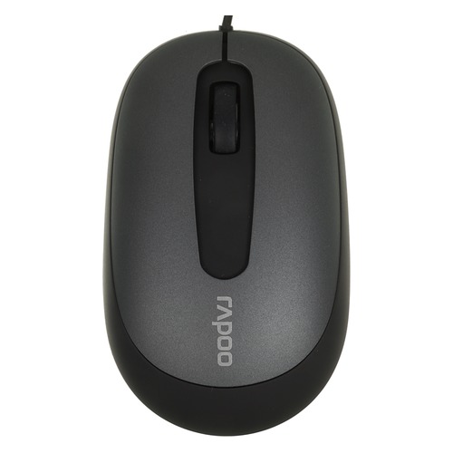 

Мышь RAPOO N3200, оптическая, проводная, USB, серый