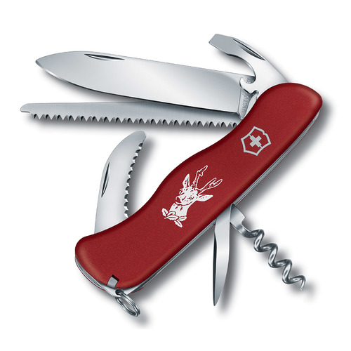 

Складной нож Victorinox HUNTER, функций: 12, 111мм, красный [0.8573], HUNTER