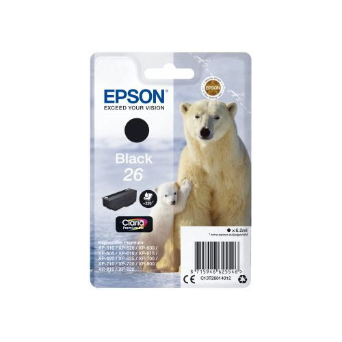 

Картридж Epson T2601, черный / C13T26014012, T2601