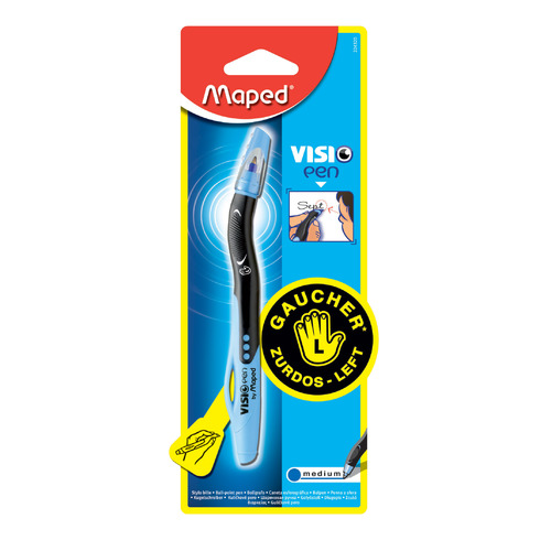 

Ручка шариков. Maped VISIO (224320) блистер одноразовая ручка для левшей 12 шт./кор., VISIO