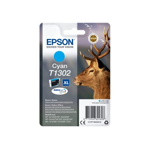 

Картридж Epson T1302, голубой / C13T13024012, T1302