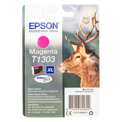 

Картридж Epson T1303, пурпурный / C13T13034012, T1303