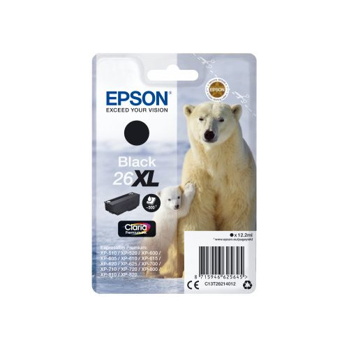 

Картридж Epson T2621, черный / C13T26214012, T2621