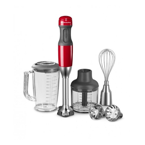 фото Блендер kitchenaid 5khb2571, погружной, серый/красный