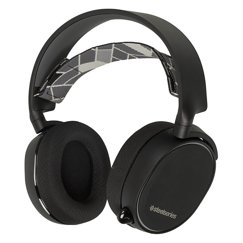 

Гарнитура игровая STEELSERIES Arctis 3, для компьютера и игровых консолей, мониторные, черный [61433, Arctis 3