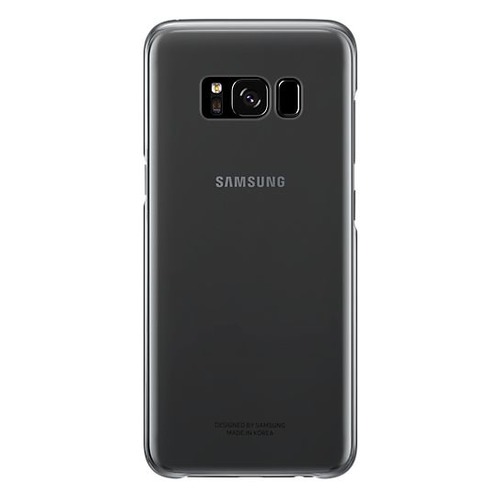 

Чехол (клип-кейс) SAMSUNG Clear Cover, для Samsung Galaxy S8, черный/прозрачный [ef-qg950cbegru]