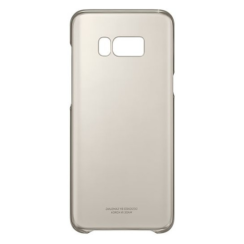 

Чехол (клип-кейс) SAMSUNG Clear Cover, для Samsung Galaxy S8+, золотистый/прозрачный [ef-qg955cfegru]