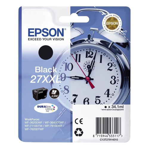 

Картридж Epson T2791, черный / C13T27914022, T2791