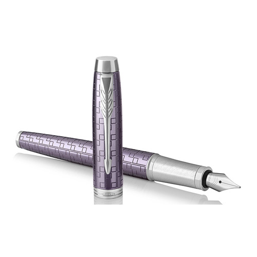 

Ручка перьевая Parker IM Premium F324 (1931636) Dark Violet CT F сталь нержавеющая подар.кор.