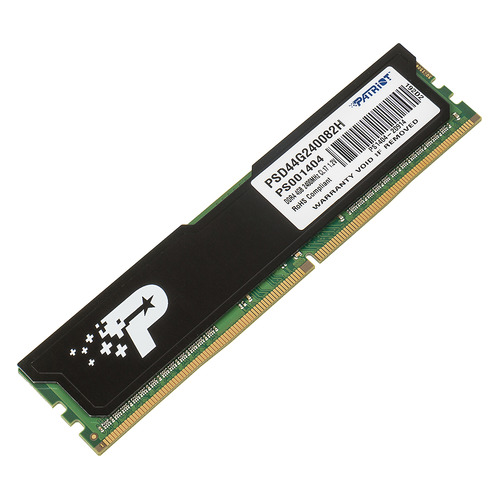 

Модуль памяти PATRIOT PSD44G240082H DDR4 - 4Гб 2400, DIMM, Ret