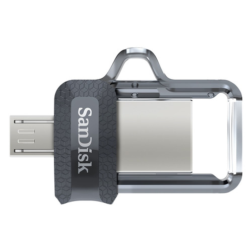 

Флешка microUSB Sandisk Ultra Dual 64ГБ, USB3.0, черный [sddd3-064g-g46], Dual