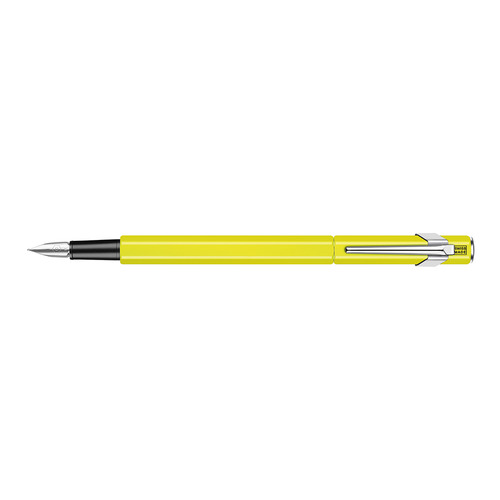 

Ручка перьев. Carandache Office 849 Fluo (840.470) желтый фл. M сталь нержавеющая подар.кор., 849 Fluo