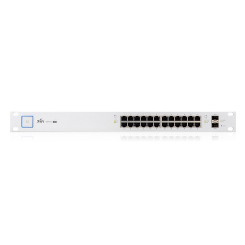 

Коммутатор Ubiquiti UniFi US-24-250W(EU) 24G 2SFP 24PoE+ управляемый, UniFi