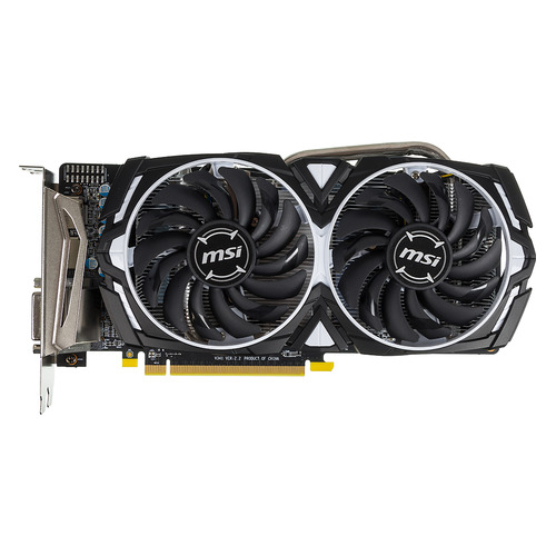 Видеокарта MSI AMD Radeon RX 570 , Radeon RX 570 ARMOR 4G OC, 4ГБ, GDDR5, OC, Ret
