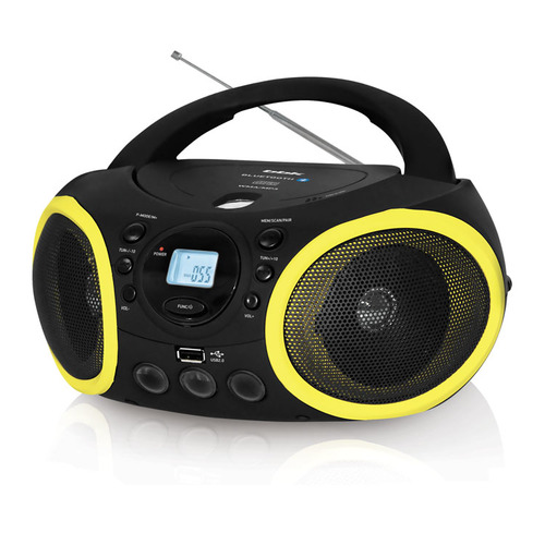 

Аудиомагнитола BBK BX150BT, черный и желтый