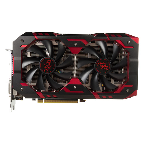 фото Видеокарта powercolor amd radeon rx 580 , axrx 580 8gbd5-3dh/oc red devil, 8гб, gddr5, oc, ret