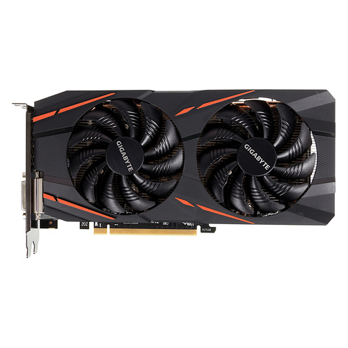 фото Видеокарта gigabyte amd radeon rx 580 , gv-rx580gaming-8gd, 8гб, gddr5, oc, ret