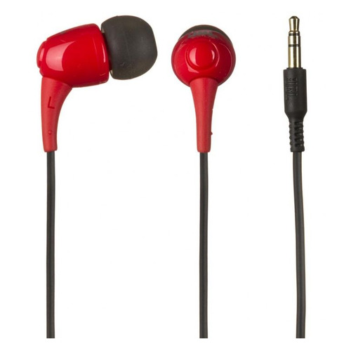 фото Наушники jbl t100red, 3.5 мм, вкладыши, красный [t100rednp]