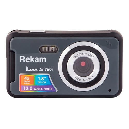 

Цифровой фотоаппарат REKAM iLook S760i, темно-серый