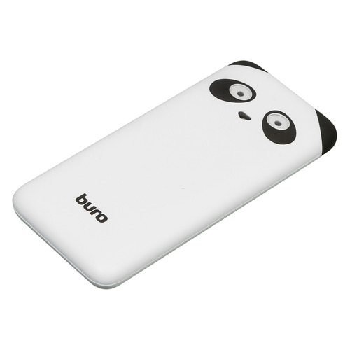 фото Внешний аккумулятор (power bank) buro ra-10000pd-wt panda, 10000мaч, белый