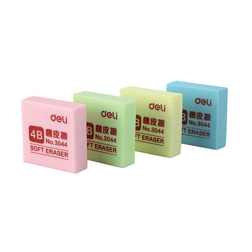 

Упаковка ластиков Deli Soft E3044, 35x35x11мм , ПВХ, ассорти 36 шт./кор., E3044