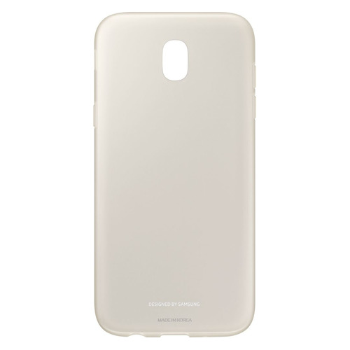 

Чехол (клип-кейс) SAMSUNG Jelly Cover, для Samsung Galaxy J5 (2017), золотистый [ef-aj530tfegru]