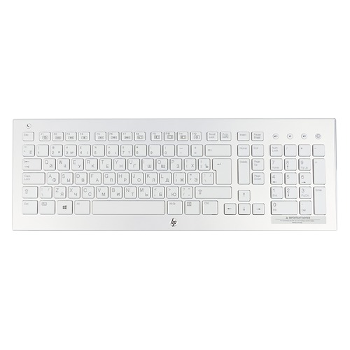

Клавиатура HP K5510, USB, Радиоканал, белый [h4j89aa]