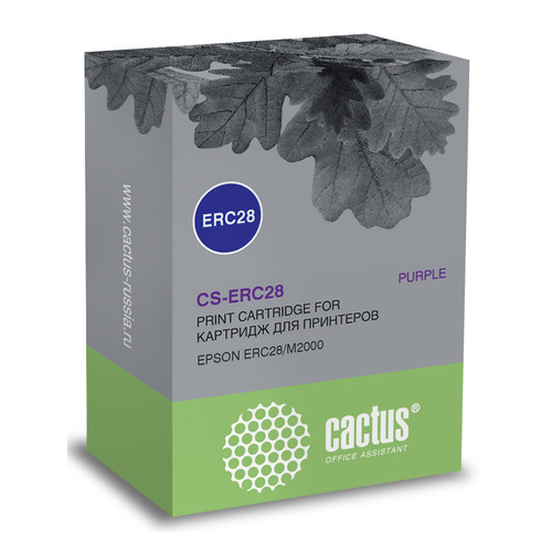 

Картридж Cactus CS-ERC28, фиолетовый / 12.7мм, 3.1м ( CS-ERC28, CS-ERC28