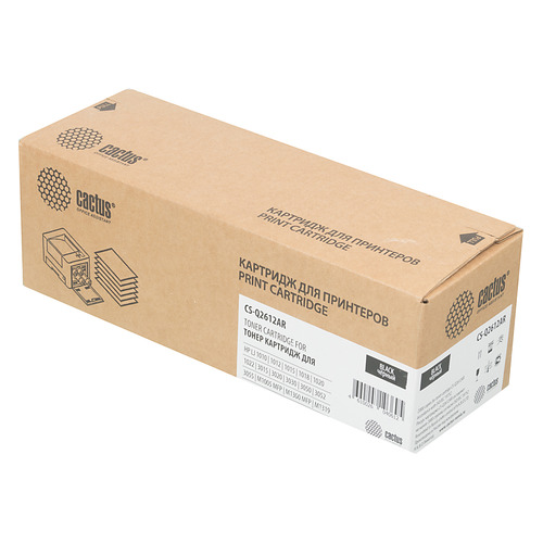 

Картридж CACTUS CS-Q2612AR, черный