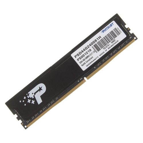 фото Модуль памяти patriot psd44g240081h ddr4 - 4гб 2400, dimm, ret