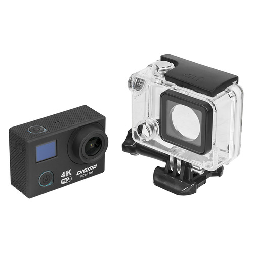 

Экшн-камера DIGMA DiCam 700 4K, WiFi, черный [dc700]