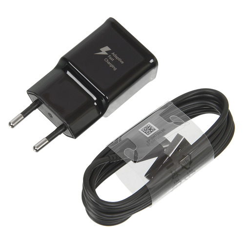 фото Сетевое зарядное устройство samsung ep-ta20ebecgru, usb, usb type-c, 2a, черный