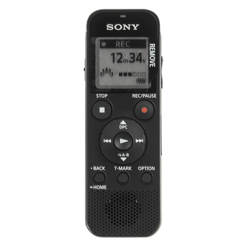 фото Диктофон sony icd-px470 4 gb, черный [icdpx470.ce7]