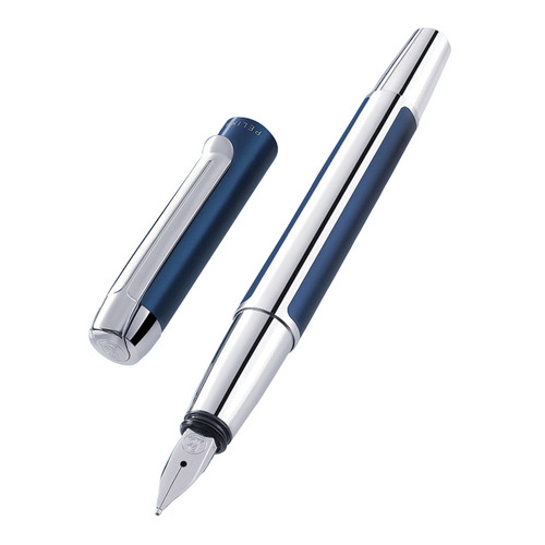 

Ручка перьев. Pelikan Elegance Pura P40 (PL954966) синий/серебристый EF сталь нержавеющая подар.кор., P40