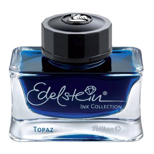 

Флакон с чернилами Pelikan Edelstein EIV (PL339382) Topaz чернила синие чернила 50мл для ручек перье, EIV