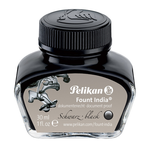 

Флакон с чернилами Pelikan Fount India 78 (PL221143) черный чернила не смывающиеся 30мл для ручек пе, 78