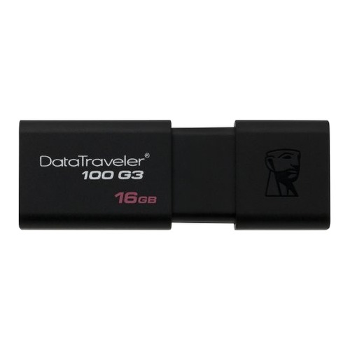 фото Флешка usb kingston datatraveler 100 g3 16гб, usb3.0, пурпурный [dt100g3/16gb]