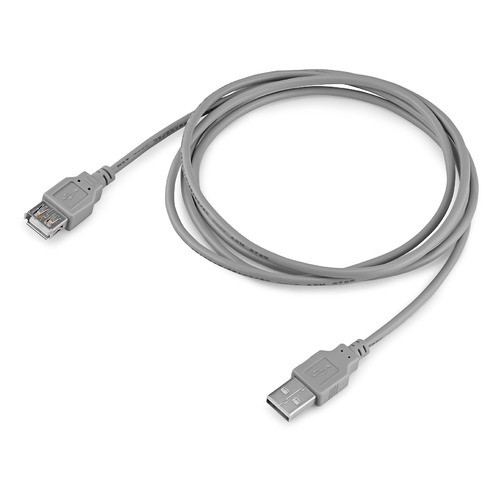 

Кабель USB2.0 BURO USB A(m) - USB A(f), 1.8м, блистер, серый [bhp ret usb_af18]