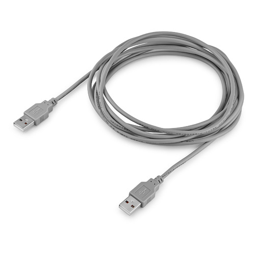 

Кабель USB2.0 BURO USB A(m) - USB A(m), 3м, блистер, серый [bhp ret usb_am30]