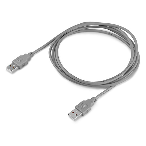 

Кабель USB2.0 BURO USB A(m) - USB A(m), 1.8м, блистер, серый [bhp ret usb_am18]
