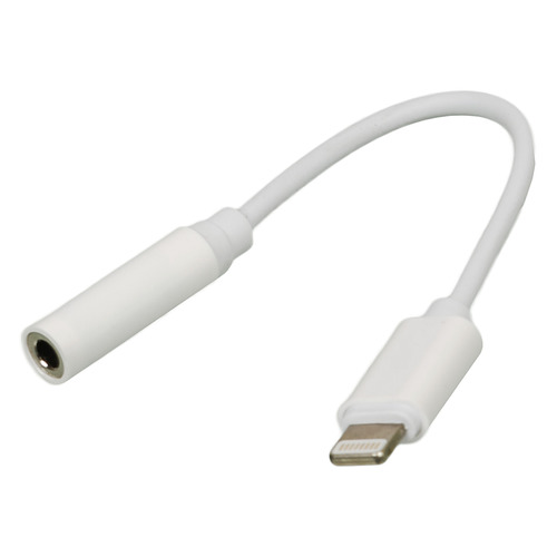 

Переходник BURO BHP RET ADA_LGHT-JCK, Lightning (m), mini-Jack 3.5 (m), белый