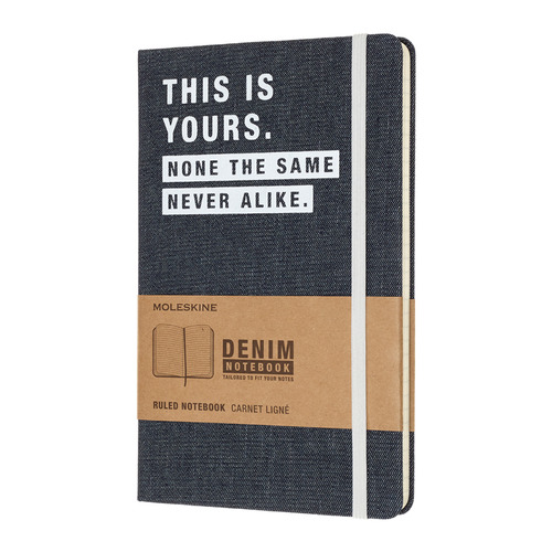 

Блокнот Moleskine LE DENIM NOTEBOOKS Large 130х210мм 240стр. линейка This Yors