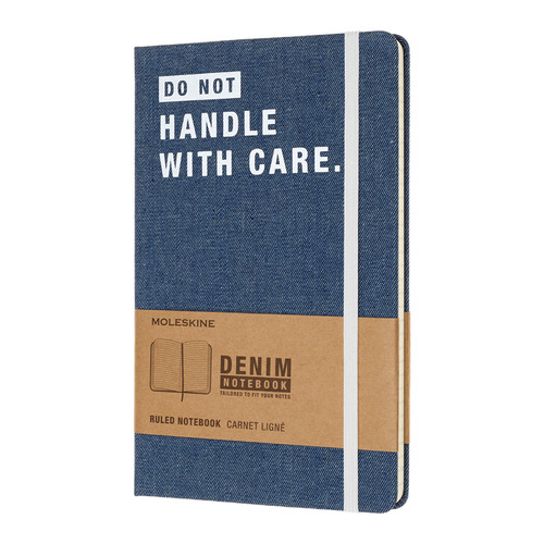 

Блокнот MOLESKINE Limited Edition, 240стр, в линейку [lcdnqp060d, DENIM NOTEBOOKS