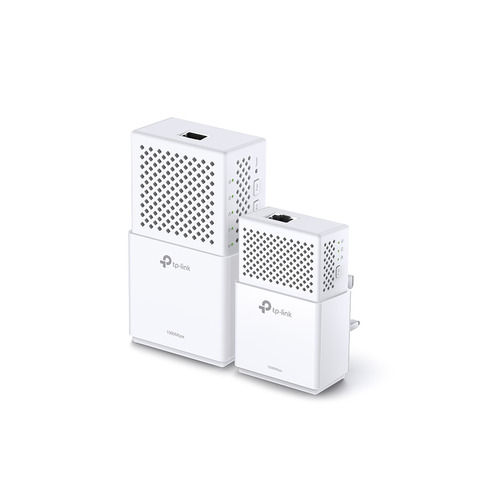 

Сетевой адаптер PowerLine TP-LINK TL-WPA7510KIT Ethernet, 2 шт., Белый