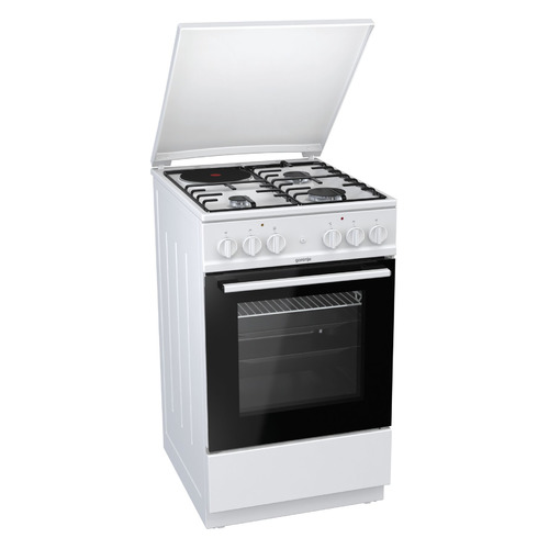 фото Газовая плита gorenje kn5121wd, электрическая духовка, белый