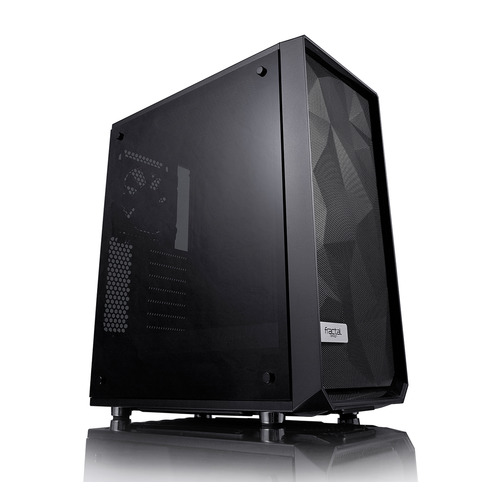 

Корпус ATX Fractal Design Meshify C Blackout TG, Midi-Tower, без БП, черный [fd-ca-mesh-c-bko-tg], Meshify C Blackout TG